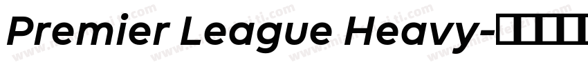 Premier League Heavy字体转换